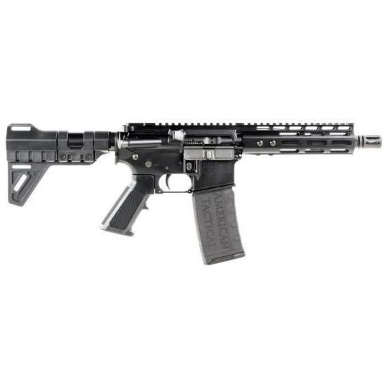 ATI MiIsport 9mm AR15 Pistol 5.5″ Barrel W/ FlashCan MLOK Forend & Blade Brace ATIG15MSP9ML7 (Copy) Direct