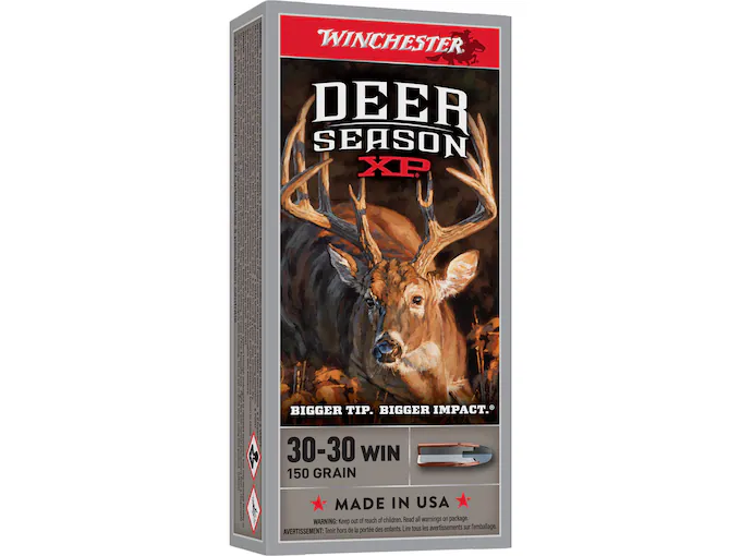 Authentic Winchester Deer Season XP 30-30 Winchester Ammo 150 Grain Winchester Extreme Point Polymer Tip 200rounds15