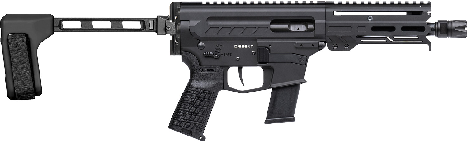 CMMG 45A250F-AB Dissent MKG 45 ACP 13rd 6.50″ 5.5″Proprietary Handguard 7075-T6 Aluminum CMMG Zeroed Grip