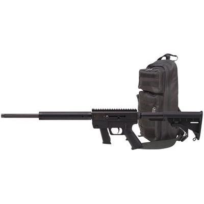Just Right Carbine Gen3 Safe Takedown Rifle 9mm Luger 10rd Glock Style Magazine 17″ Barrel Black 17in Thordsen Stock w/Slingpack